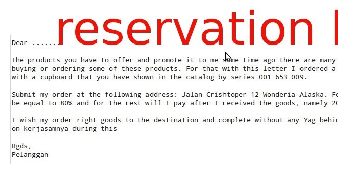 business letter reservation exle reservation letters exles sles business letters business letter reservation exle reservation letters exles sles business letters