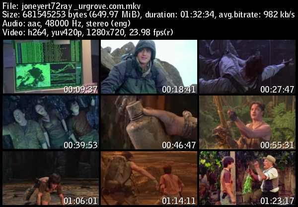 Journey To The Center Of The Earth 2008 Hindi Dubbed BluRay Rip