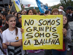 "No somos Grinpís, somos la ballena"