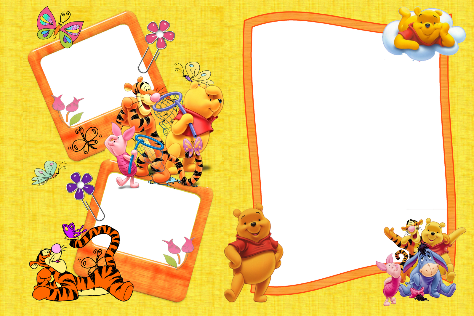 Frames PNG Winnie the pooh 1 Imagens para