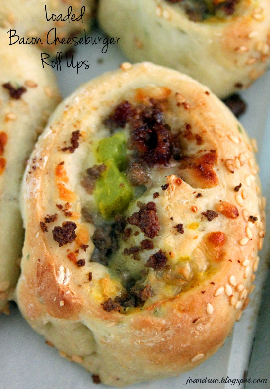 Jo and Sue Loaded Bacon Cheeseburger Roll Ups