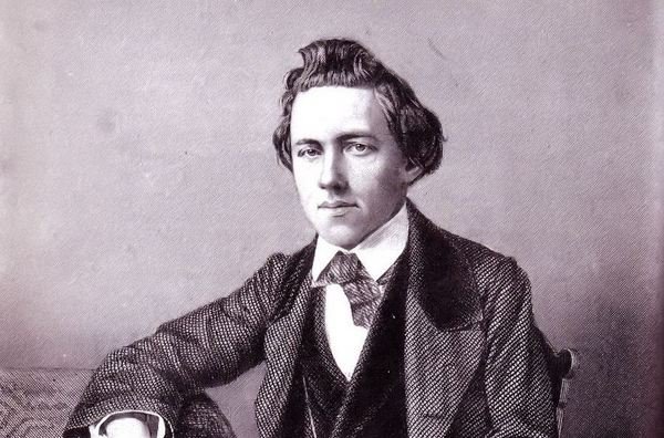 Pre-1922 photograph (Morphy died in 1884), hence public domain. Paul Morphy, uno de los mas grandes ajedrecistas de la historia