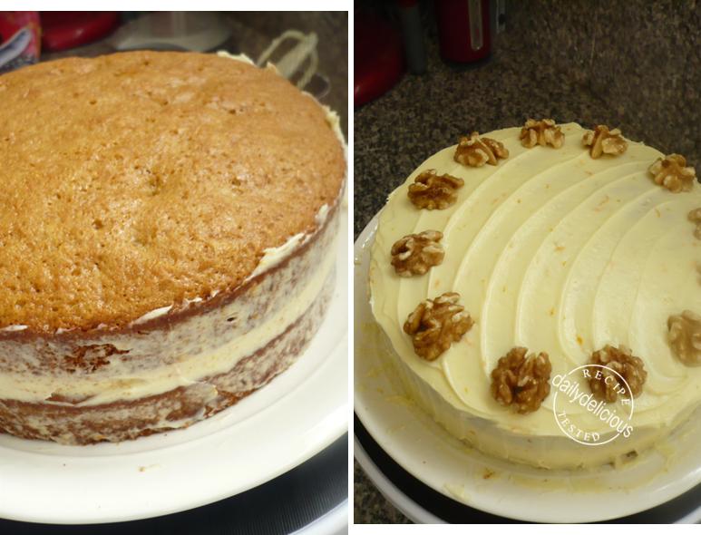 Carrot Walnut Cake Cream Cheese Frosting Carrot Walnut Cake Cream Cheese Frosting