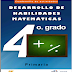 Cuadernillo de actividades de matemáticas para Cuarto Grado