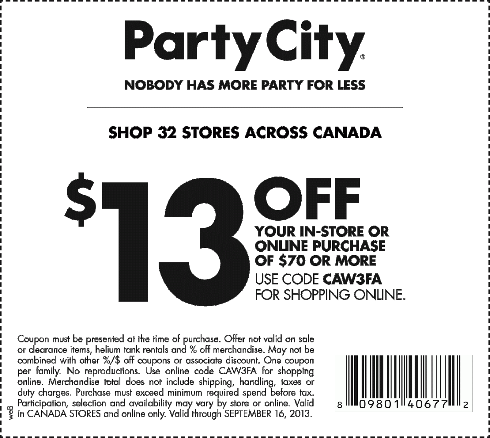 Top Categories What are the best Party City coupons? The best Party City coupons we've seen (available both online and in-store) are their dollar off coupon pack which includes: $10 off $60, $15 off $80 or $20 off $ Party City updates their coupon page with new online codes and printable coupons all the time so check the page for free and unique offers.