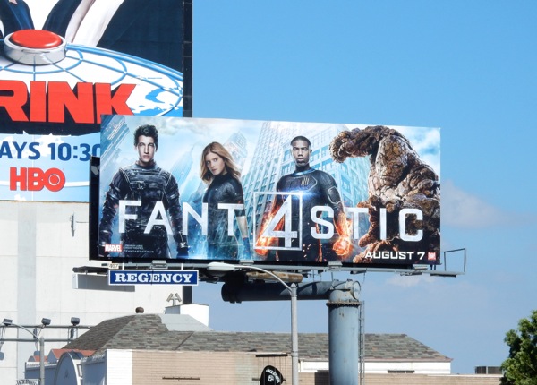 Fantastic 4 movie remake billboard Fantastic 4 movie remake billboard