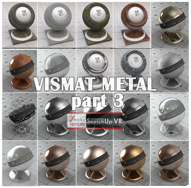 vray for sketchup vismat metals