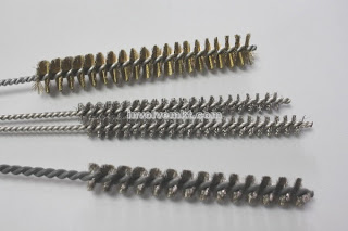 wire tube cleaning brushes. crimped wire tube cleaning brushes