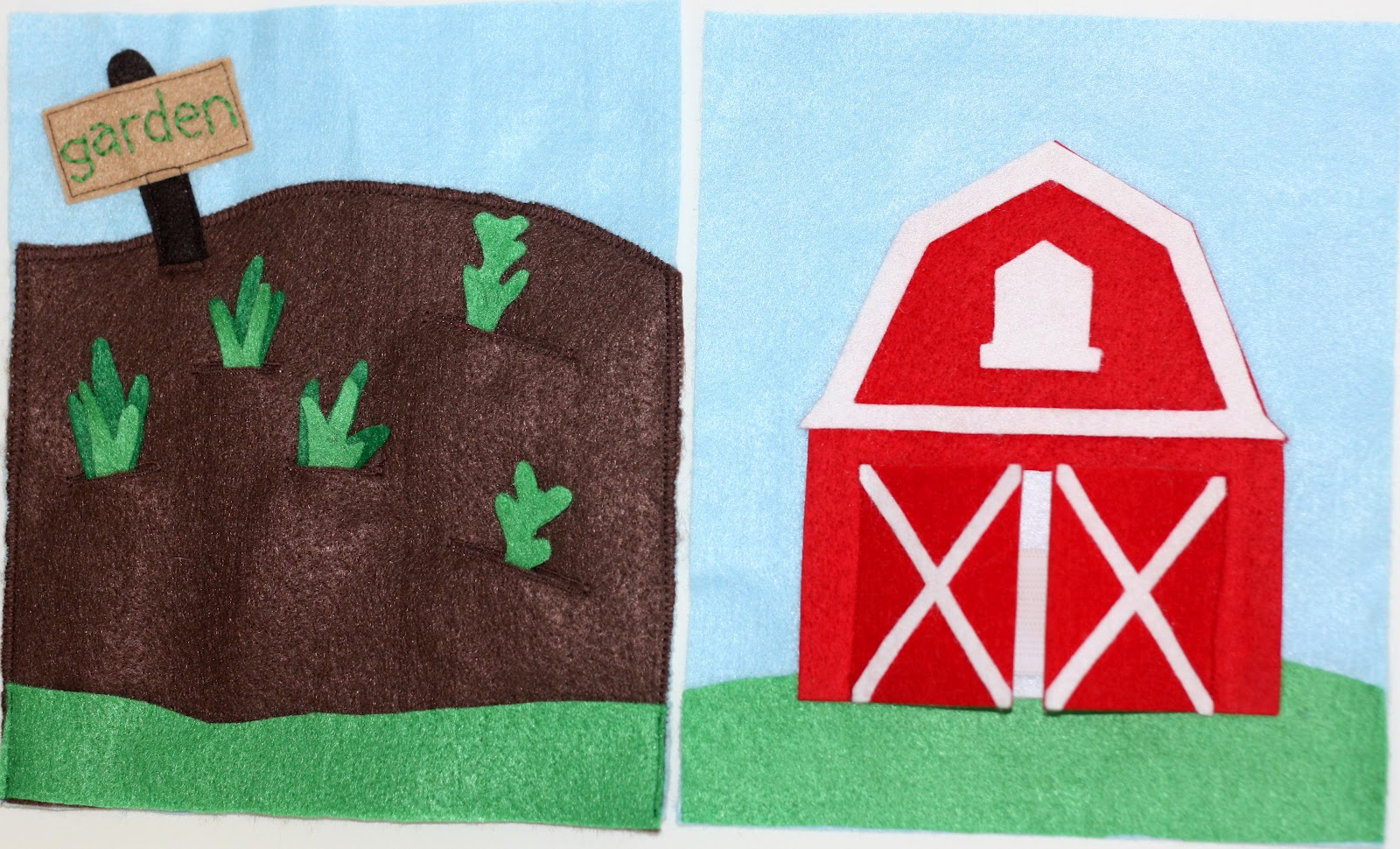 Activity Book Aka Quiet Book Garden Barn Apple Tree Pages