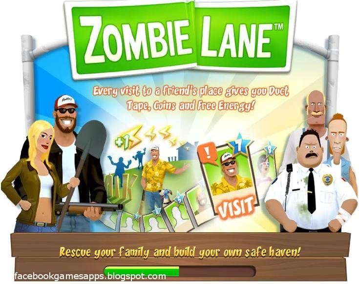 Zombie Lane Jogos do Facebook 