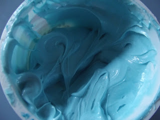 blue cotton candy frosting