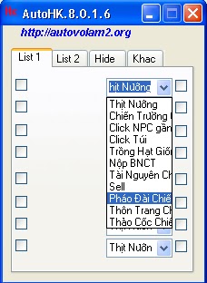 AutoHK Võ Lâm 2 Full chức năng  AutoHK+8.0.1.6
