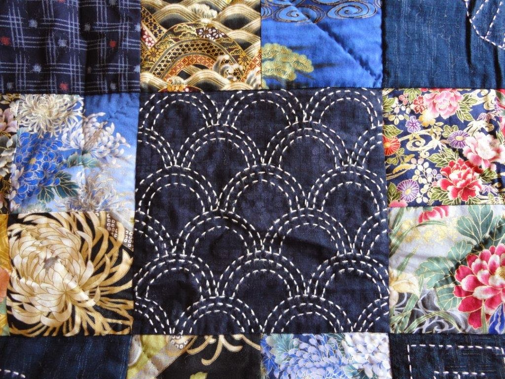 Wendy's quilts and more My Sashiko Quilt