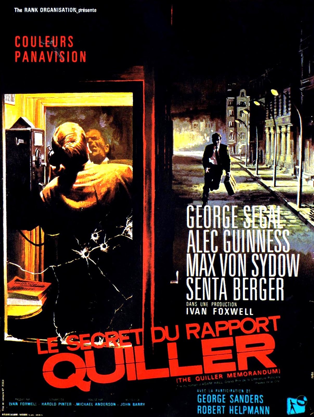 Le secret du rapport Quiller (1966) Michael Anderson - The Quiller memorandum (09.05.1966 / 1966)