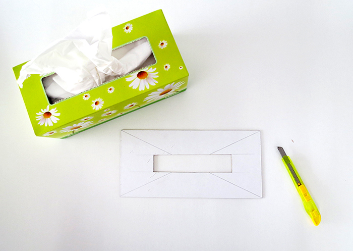 How to make a cat tissue box cover