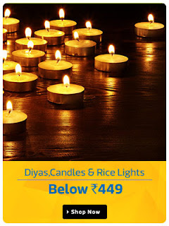 Diya,Candles & Rice Lights