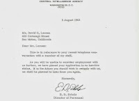 CIA letter