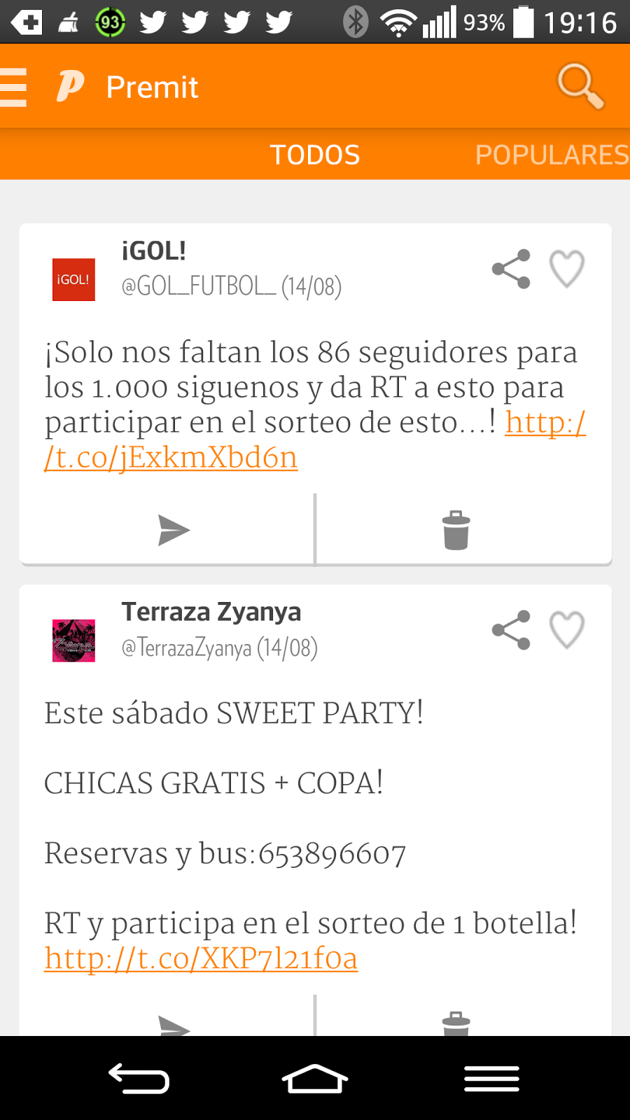 Aplicación para participar en sorteos Con Premit encontraremos muchos sorteos ;-)