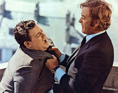 Get Carter (1971) Michael Caine as Jack Carter, beats up a mafia guy, Get Carter, Directed by Mike Hodges