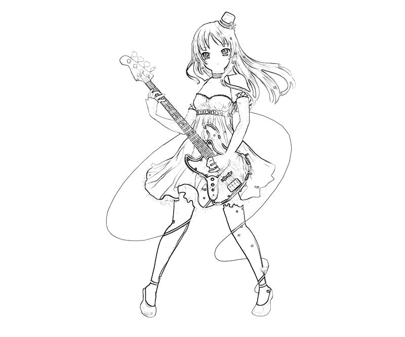 Printable K-On After School Live Mio Akiyama Style Coloring Pages printable-k-on-after-school-live-mio-akiyama-style-coloring-pages