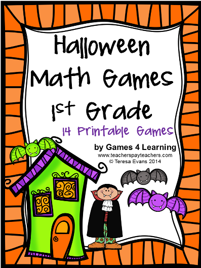 Fun Games 4 Learning: Halloween Math Freebies!