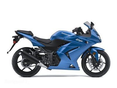 250cc Sport Motorcycle on Ninja 250 Green And Blue Color Is The Ninja Family Of Sport Bikes