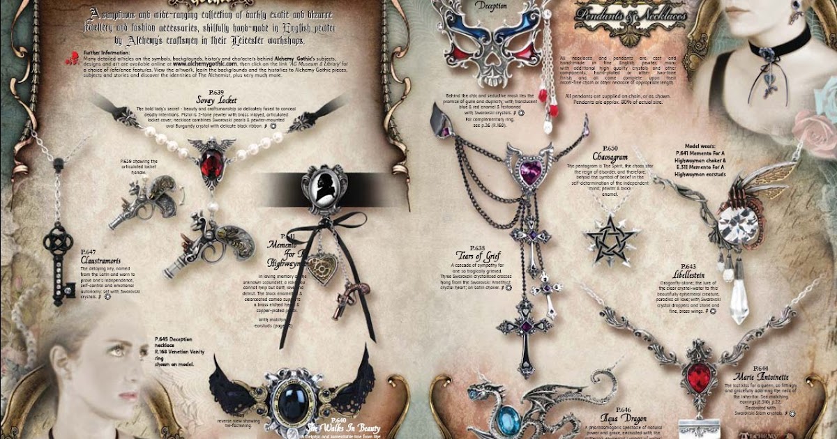 The Gothic Shop Blog: Alchemy Gothic Necklaces & Chokers - Part 1