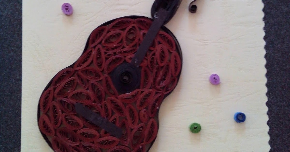 QuillingCraftCreations Quilling Guitar