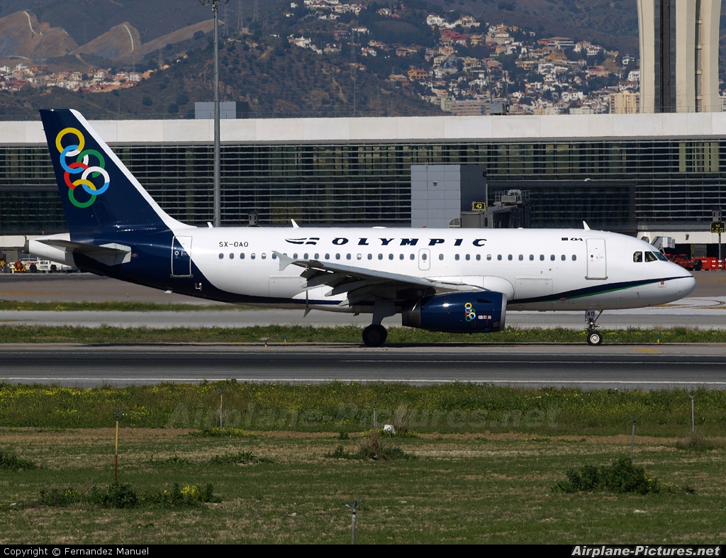 Plane Olympic Airlines