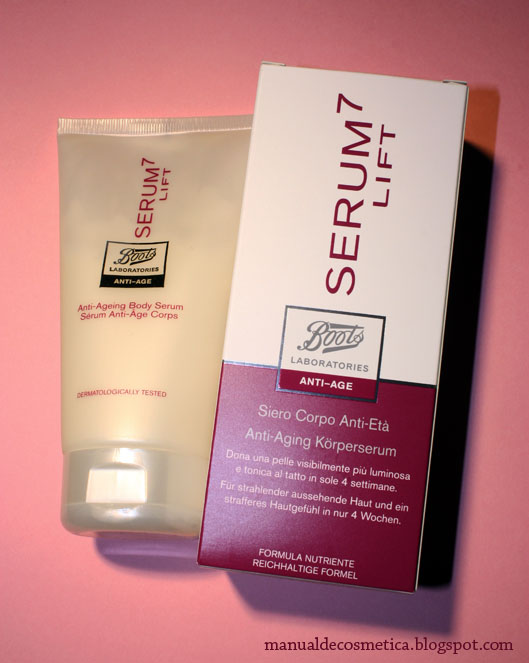 BOOTS SERUM 7 LIFT ANTIAGING BODY SERUM BELLEZA INTELIGENTE