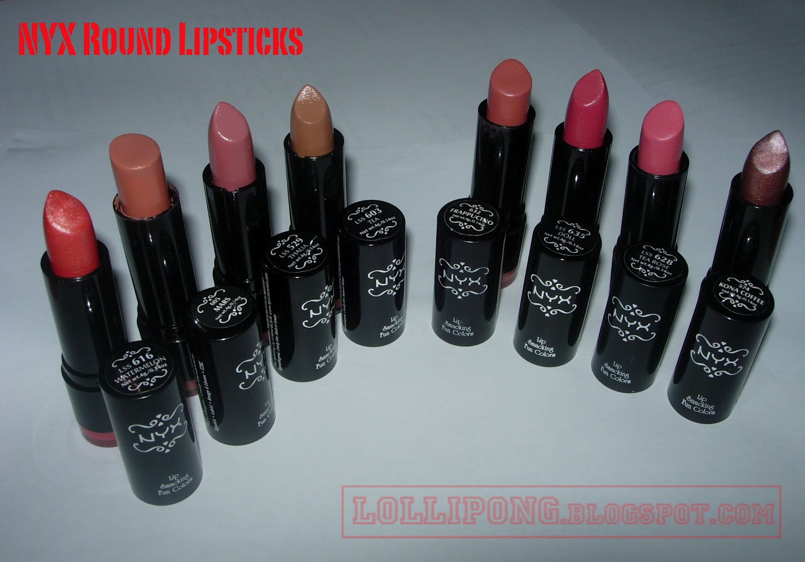 LOLLIPONG'S BEAUTY CORNER Review The Infamous NYX Round Lipstick