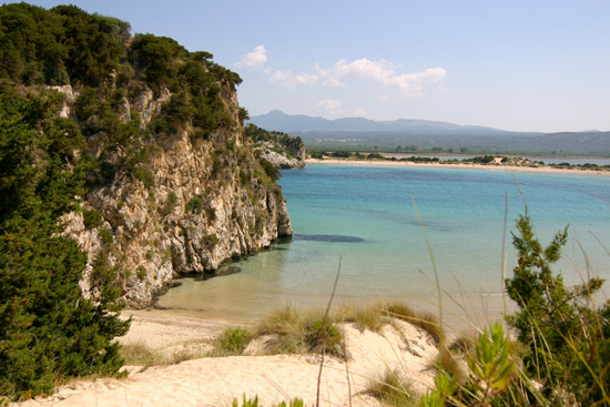 Voidokilia beach in Messinia, Peloponnese by ratsateit