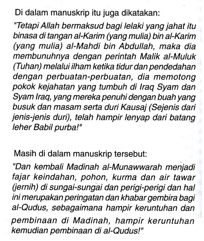 Bookukita Imam Mahdi Di Ambang Pintu