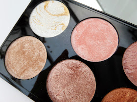 The Makeup Revolution Ultra Blush and Contour Palette in Golden Sugar 