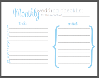 Wedding Planners Checklist