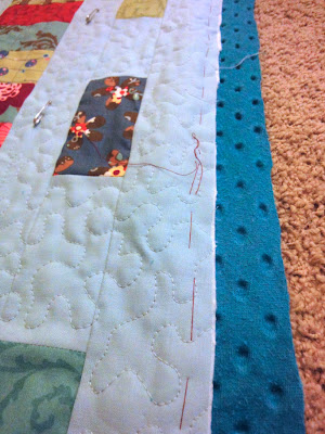 hand basted edges
