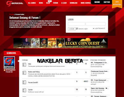 Forum gemscool Daftar, Voucher, Login, Forum Gemscool Online Indonesia