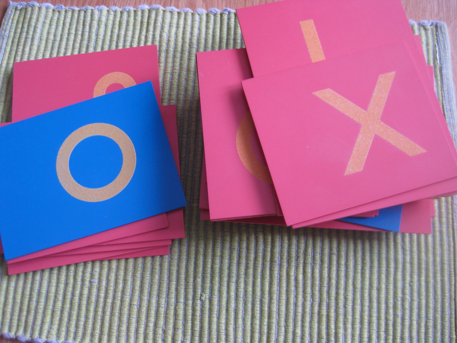 Montessori writing paper presentation image