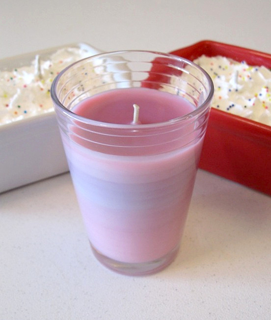 Missouri River Soap Candles With Whipped Wax Topping
