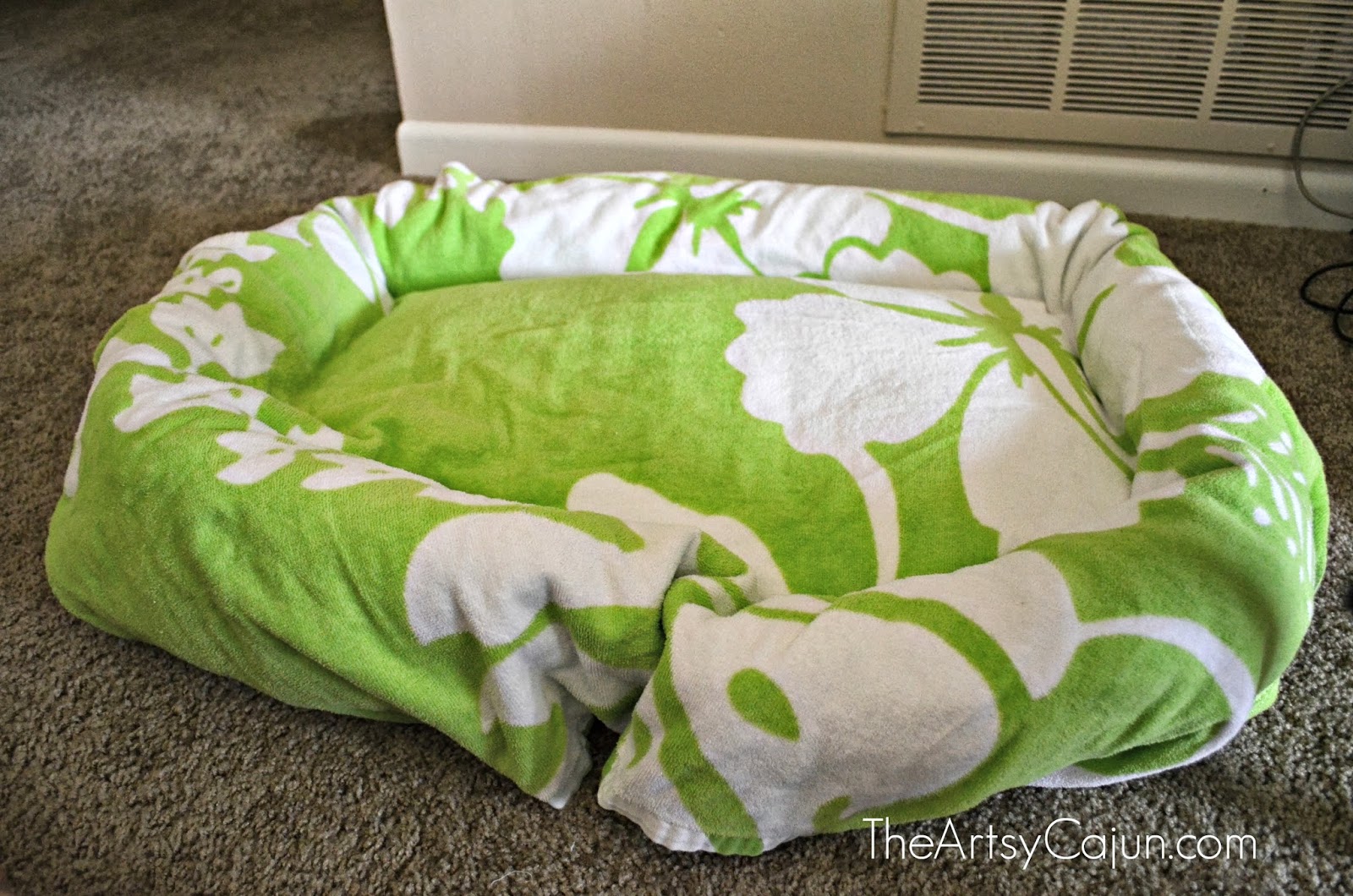 DIY dog bed for 10 The Artsy Cajun