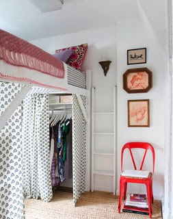 Loft Bed With Closet