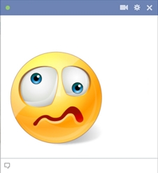 Stressed Out Facebook Smiley