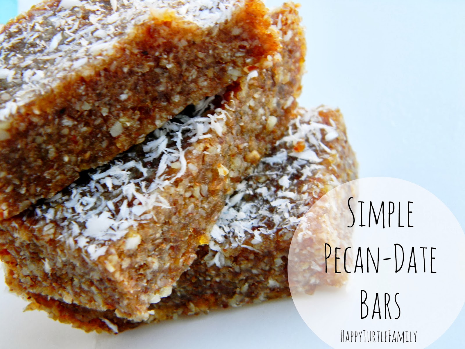 *Turtle Mama* Recipe Simple PecanDate Bars