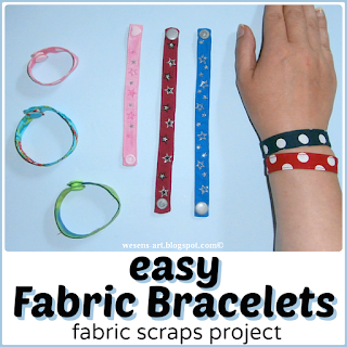 FabricBracelets wesens-art.blogspot.com
