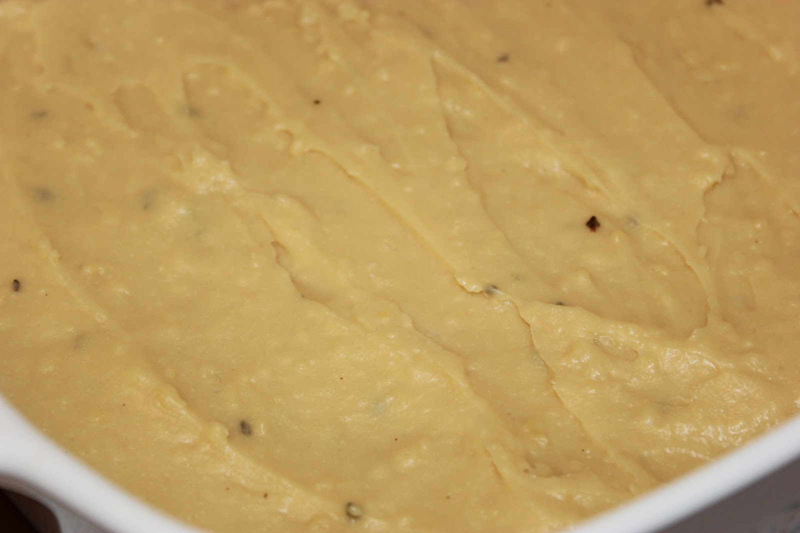 Soupedup Garden Thyme Panisse with Green Peppercorn Yogurt Sauce