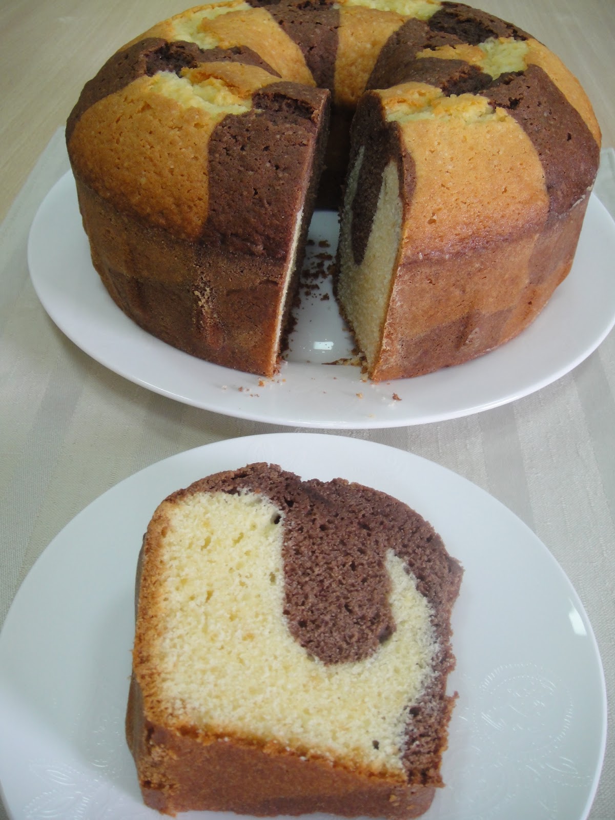 Maryam's Culinary Wonders 5. Marble Cake