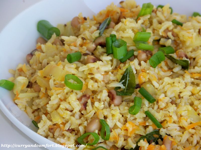 Kitchen Simmer Brown Rice and Black Eyed Pea Pilaf Vegan Rice Dish