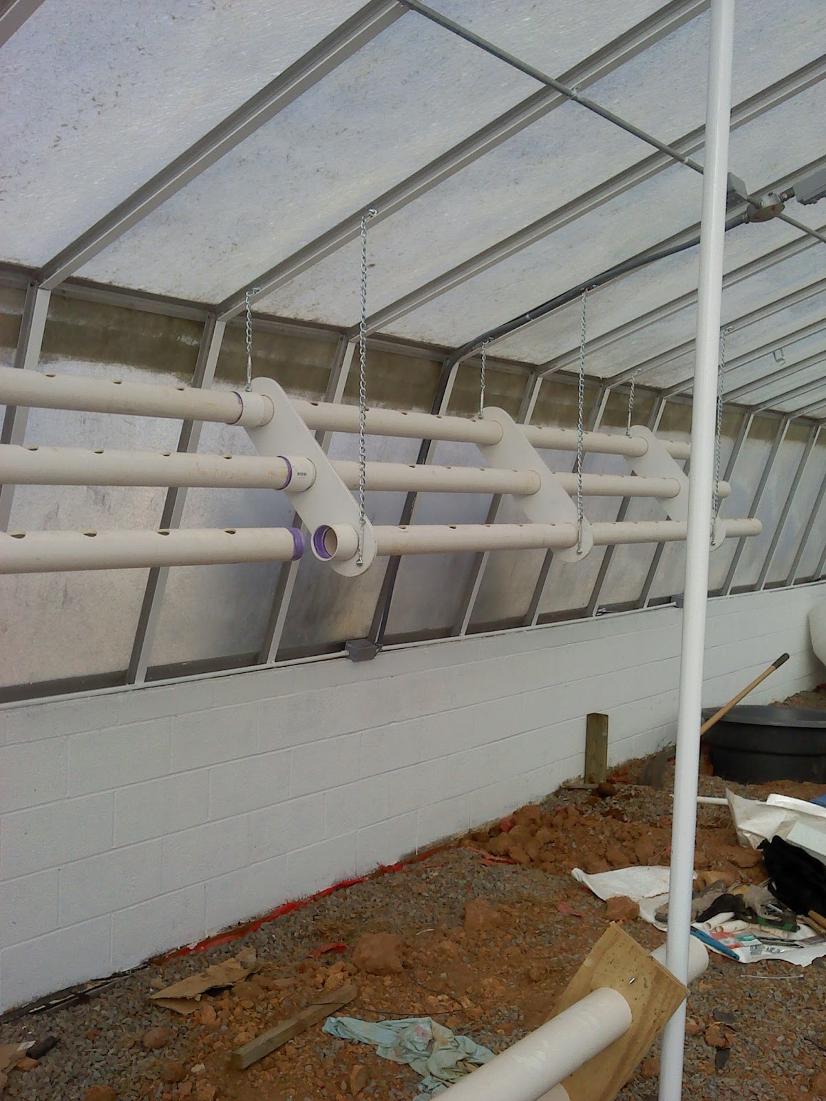 Vertical Grow Pipes! Stonewall Jackson YDC 100 Gardens