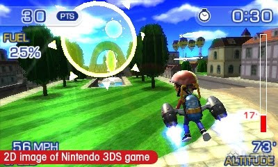 PilotWings Resort, screen, image, ds3, game