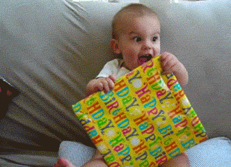 Surpried Baby Gif